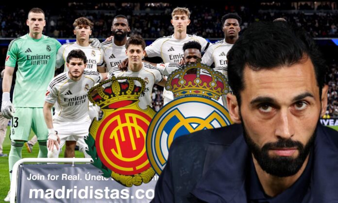 Álvaro Arbeloa realiza hasta cinco cambios para enfrentarse al Mallorca, en lo que es el regreso del Real Madrid a la Liga dos semanas después.