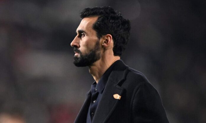 Álvaro Arbeloa en un partido del Real Madrid.