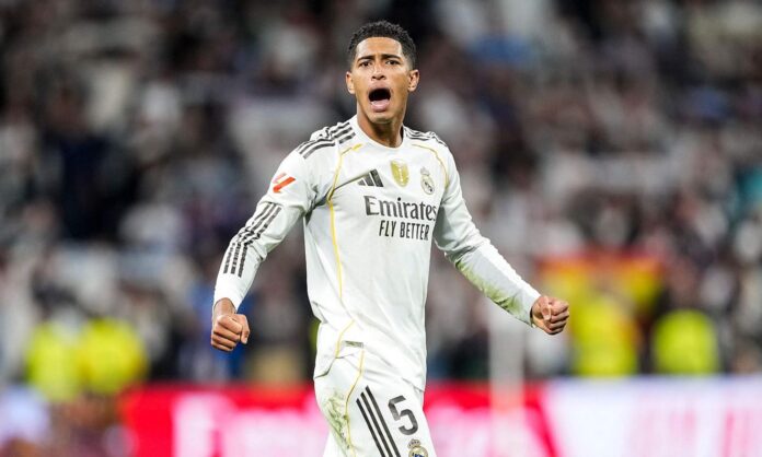 Jude Bellingham, en un partido del Real Madrid durante esta temporada.