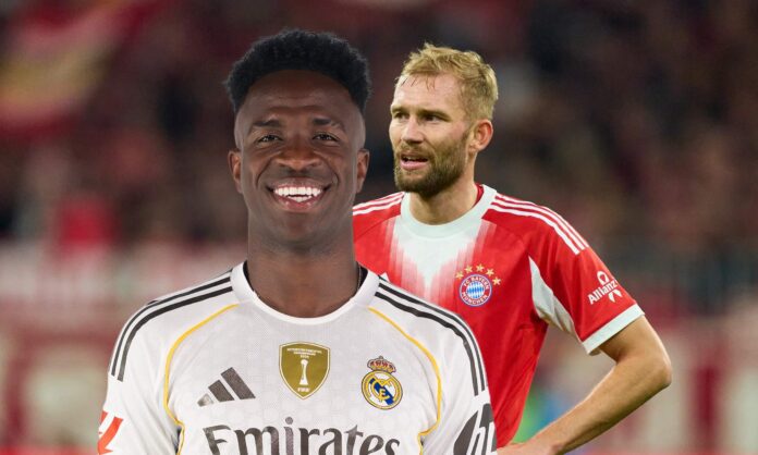 Vinícius Júnior y Konrad Laimer.