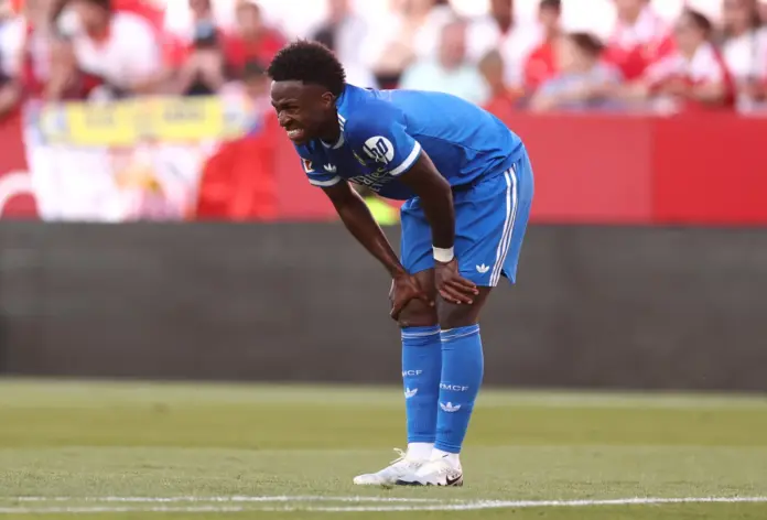  Vinicius no entrena con el grupo para despedir la temporada contra el Athletic Club

