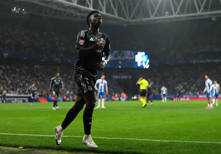  El mensaje de Vinicius tras su doblete al Espanyol: «Volveremos a lo más alto»

